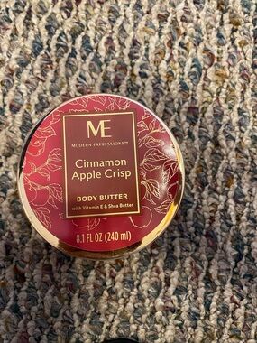 New Modern Expressions Body Butter Cinnamon Apple Crisp Shea Butter 8 Oz